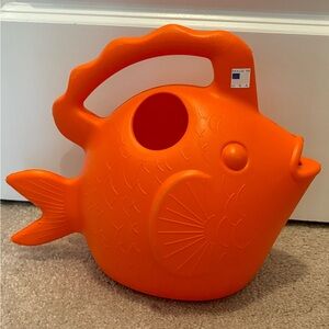 Novelty Goldfish Plastic Watering Can Vintage